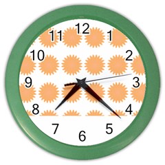 Abstract T- Shirt Cool Abstract Pattern Design8 Color Wall Clock by EnriqueJohnson