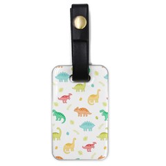 Animals Dinosaurs T-rex Pattern Luggage Tag (one Side) by Pakjumat