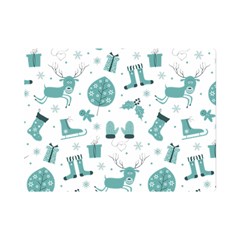 Christmas Seamless Pattern Design Premium Plush Fleece Blanket (mini) by Sarkoni