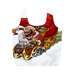 Funny Santa Claus Christmas Full Print Recycle Bag (M) Front