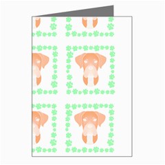 Boxer Dog Pattern T- Shirt Boxer Dog Pattern T- Shirt Greeting Card