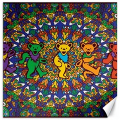 Grateful Dead Pattern Canvas 20  X 20  by Sarkoni