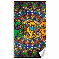 Grateful Dead Pattern Canvas 40  X 72  by Sarkoni