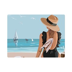 Rest By The Sea Premium Plush Fleece Blanket (mini) by SychEva