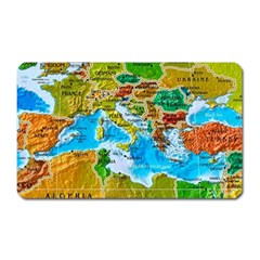 World Map Magnet (rectangular) by Ket1n9