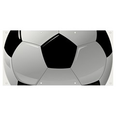 Soccer Ball Banner And Sign 8  X 4  by Ket1n9