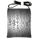 Science Formulas Shoulder Sling Bag Front