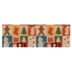 Cute Christmas Seamless Pattern Vector  - Banner And Sign 6  X 2  by Ket1n9