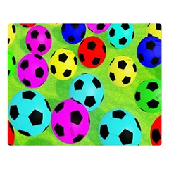 Balls Colors Two Sides Premium Plush Fleece Blanket (large) by Ket1n9