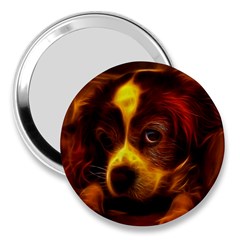 Cute 3d Dog 3  Handbag Mirrors by Ket1n9