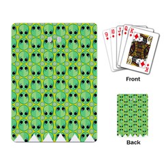 Alien Pattern- Playing Cards Single Design (rectangle) by Ket1n9