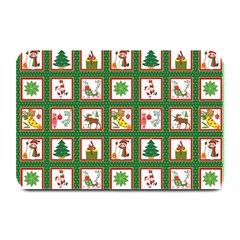 Christmas-paper-christmas-pattern Plate Mats by Grandong