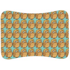 Owl-stars-pattern-background Velour Seat Head Rest Cushion by Grandong