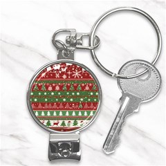 Christmas Decoration Winter Xmas Pattern Nail Clippers Key Chain by Vaneshop