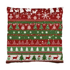 Christmas Decoration Winter Xmas Pattern Standard Cushion Case (two Sides) by Vaneshop