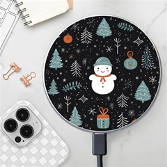 Snowman Christmas Wireless Fast Charger(white) by Vaneshop