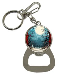 Christmas Frame Border Bottle Opener Key Chain by Vaneshop