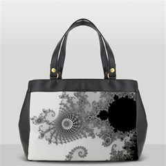 Apple Males Almond Bread Abstract Mathematics Oversize Office Handbag (2 Sides) by Vaneshop