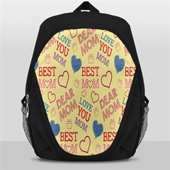 Love Mom Happy Mothers Day I Love Mom Graphic Pattern Backpack Bag by Vaneshop