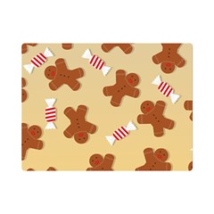 Gingerbread Christmas Time Premium Plush Fleece Blanket (mini) by Pakjumat