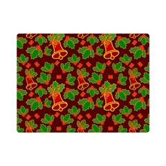 Christmas Pattern Premium Plush Fleece Blanket (mini) by Pakjumat