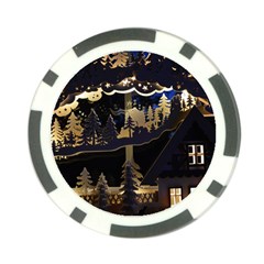 Christmas-advent-candle-arches Poker Chip Card Guard