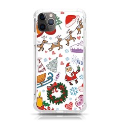 Christmas Theme Decor Illustration Pattern Iphone 11 Pro Max 6 5 Inch Tpu Uv Print Case by Amaryn4rt