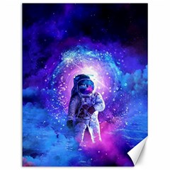 The Cosmonaut Galaxy Art Space Astronaut Canvas 12  X 16  by Pakjumat