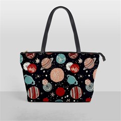 Space Galaxy Pattern Classic Shoulder Handbag by Pakjumat