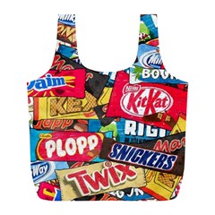 Pop Art Food Cute Patterns Full Print Recycle Bag (l) by Sarkoni