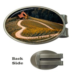 Vineyard Agriculture Farm Autumn Money Clips (oval)  by Sarkoni