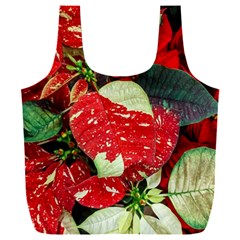 Poinsettia Christmas Star Plant Full Print Recycle Bag (xxl) by Sarkoni