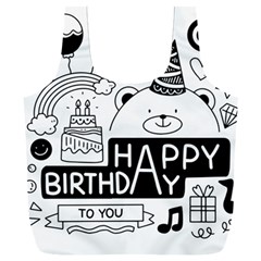 Happy Birthday Celebration Party Full Print Recycle Bag (xxl) by Sarkoni