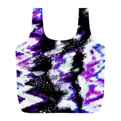 Abstract Canvas Acrylic Digital Design Full Print Recycle Bag (l) by Amaryn4rt