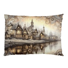 Building Landmark Pillow Case (two Sides) by Ravend