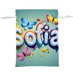 Sofia Lightweight Drawstring Pouch (XL) Back