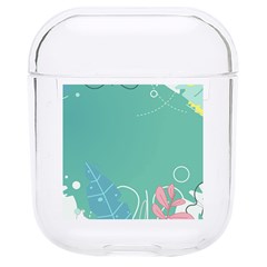 Plant Leaves Border Frame Hard Pc Airpods 1/2 Case by Grandong