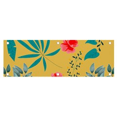 Flowers Petals Leaves Plants Banner And Sign 6  X 2  by Grandong