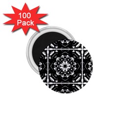 Kaleidoscope Mandala Art 1 75  Magnets (100 Pack)  by Sarkoni