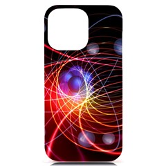 Physics Quantum Physics Particles Iphone 14 Pro Max Black Uv Print Case by Sarkoni