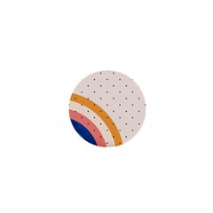 Retro Abstract Geometric 1  Mini Buttons by Modalart