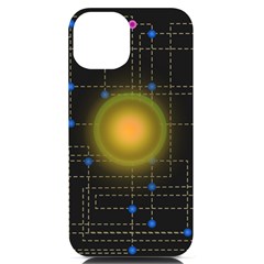 Technology System Iphone 14 Black Uv Print Case by Modalart