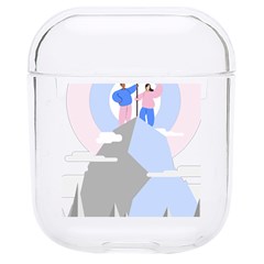 Achievement Success Mountain Clouds Hard Pc Airpods 1/2 Case by Modalart