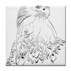 Eagle Birds Of Prey Raptor Tile Coaster by Modalart