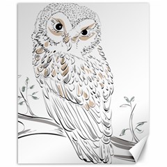 Owl Bird Wildlife Bird Of Prey Canvas 16  X 20  by Modalart