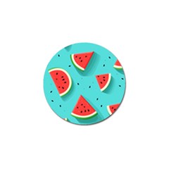 Watermelon Fruit Slice Golf Ball Marker (4 Pack) by Bedest