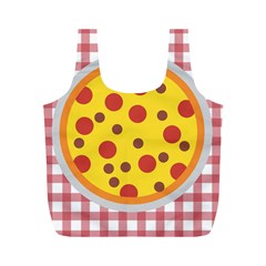 Pizza Table Pepperoni Sausage Full Print Recycle Bag (m) by Ravend