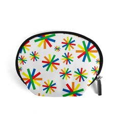 Celebrate Pattern Colorful Design Accessory Pouch (small) by Ravend