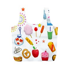 Summer Fair Food Goldfish Full Print Recycle Bag (m) by Ravend