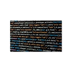 Close Up Code Coding Computer Sticker Rectangular (100 Pack) by Amaryn4rt